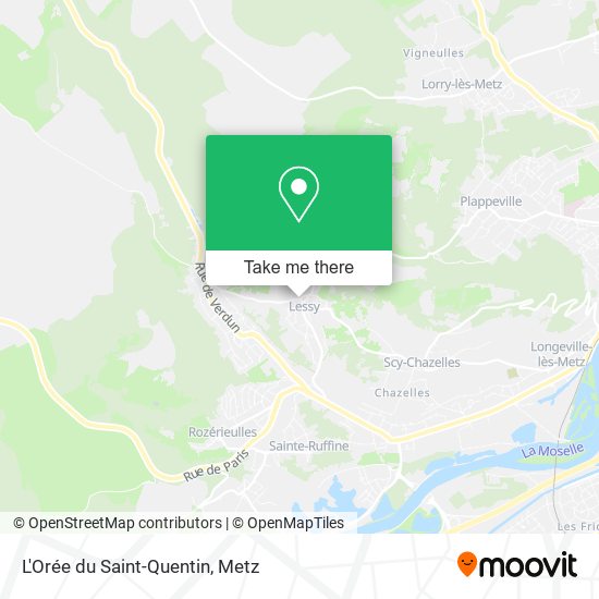 L'Orée du Saint-Quentin map