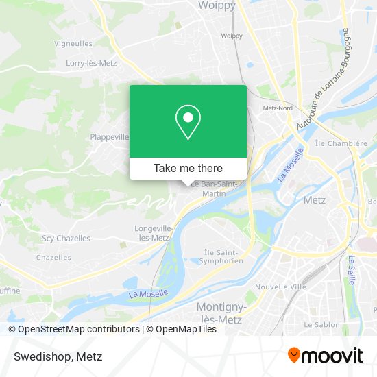 Swedishop map