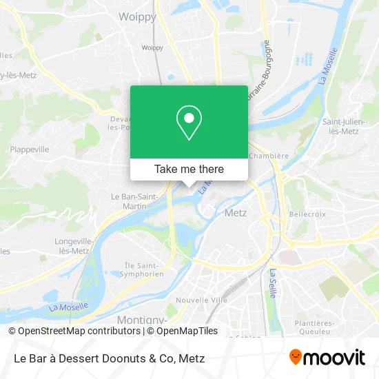 Le Bar à Dessert Doonuts & Co map