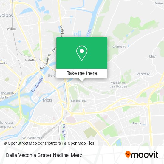 Dalla Vecchia Gratet Nadine map