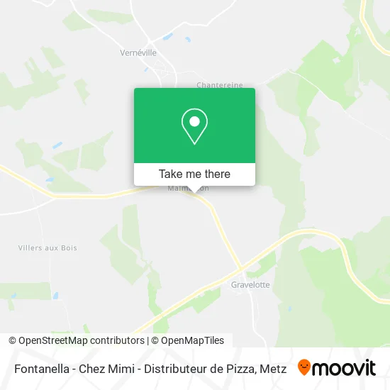 Fontanella - Chez Mimi - Distributeur de Pizza map