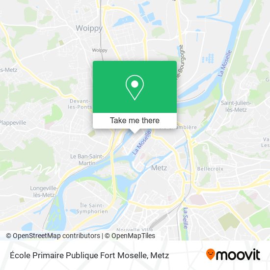 École Primaire Publique Fort Moselle map