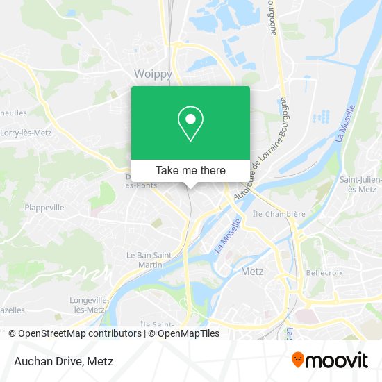 Auchan Drive map