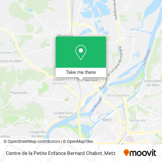 Centre de la Petite Enfance Bernard Chabot map