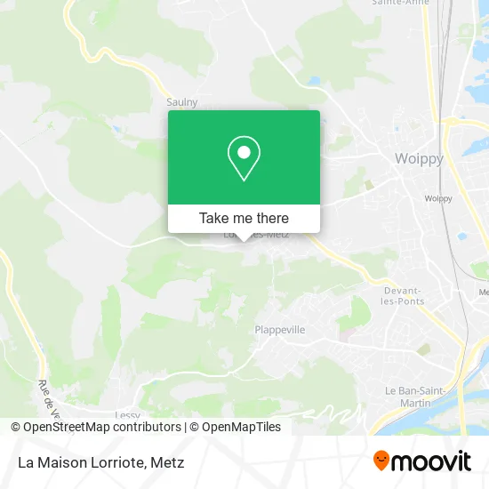 La Maison Lorriote map