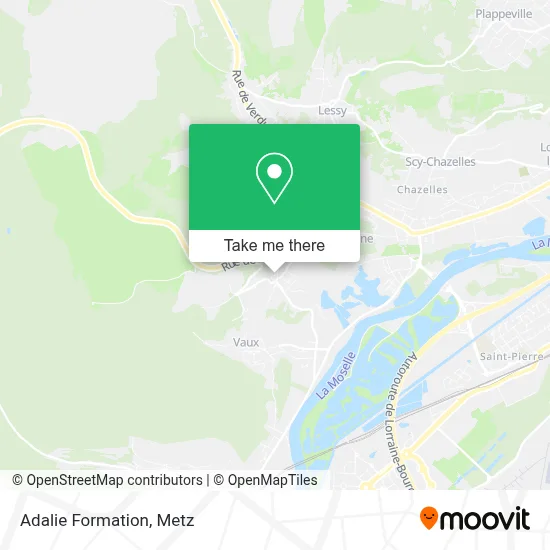 Adalie Formation map