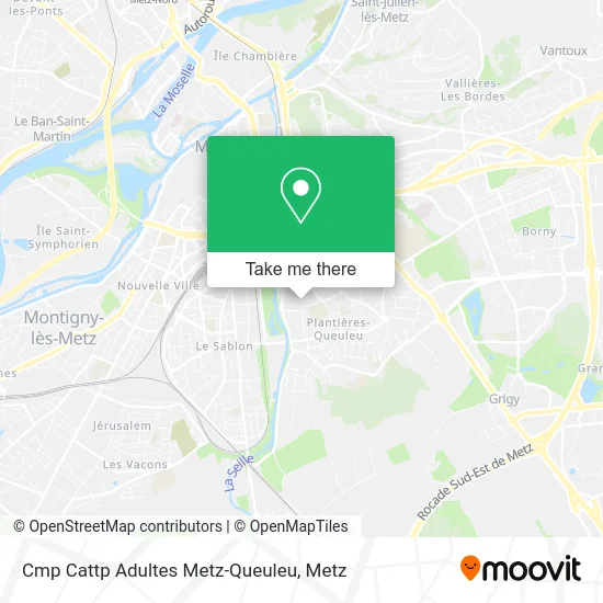 Cmp Cattp Adultes Metz-Queuleu map
