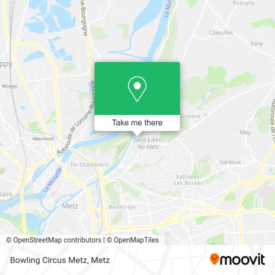 Bowling Circus Metz map
