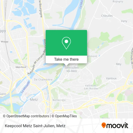 Keepcool Metz Saint-Julien map