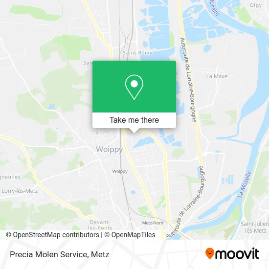 Precia Molen Service map