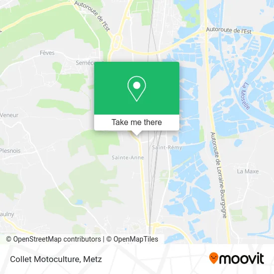 Collet Motoculture map