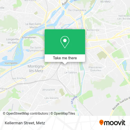Mapa Rue Kellerman