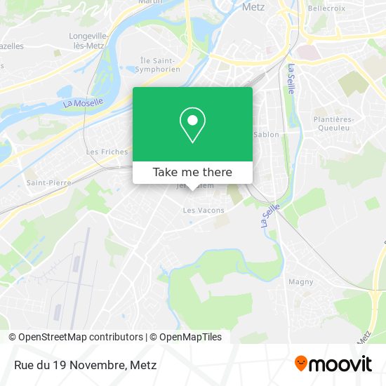 Mapa Rue du 19 Novembre