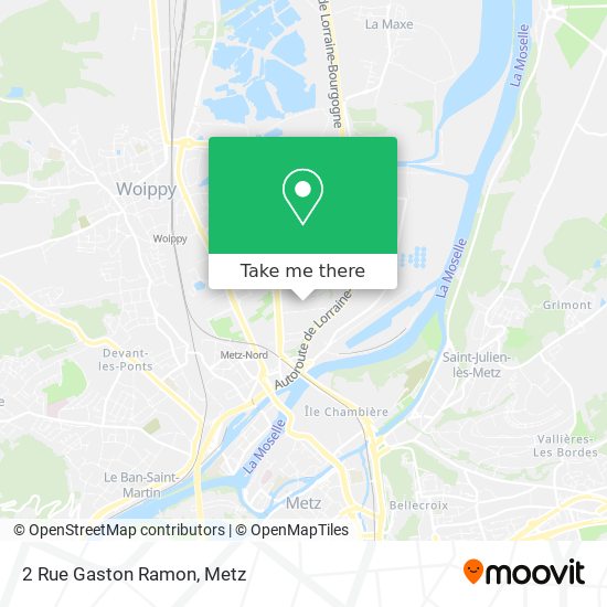 Mapa 2 Rue Gaston Ramon