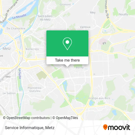 Service Informatique map