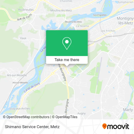 Shimano Service Center map