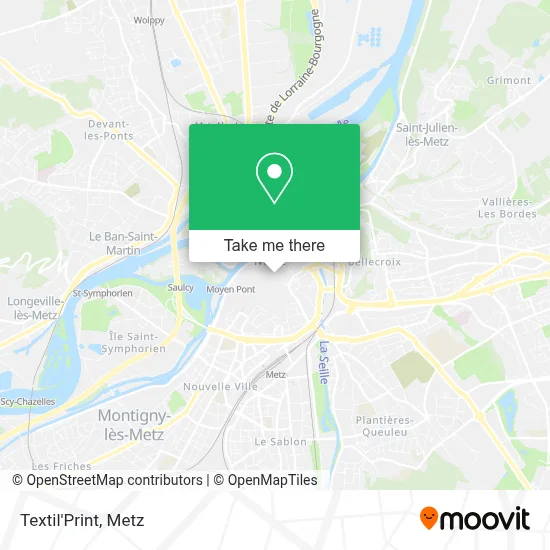 Textil'Print map