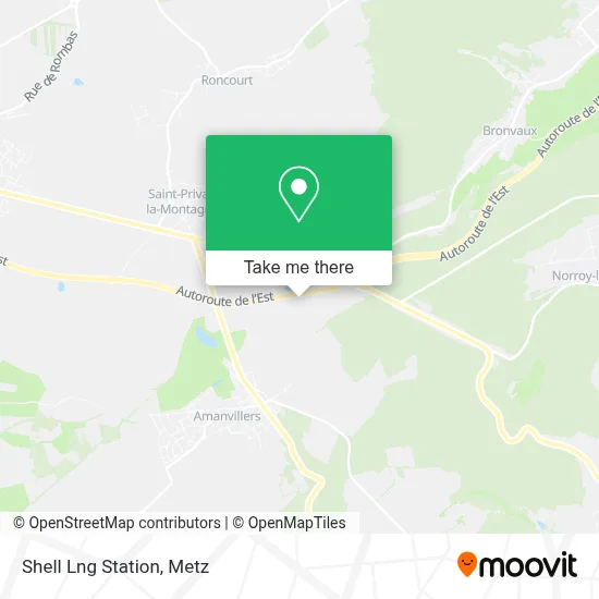 Shell Lng Station map