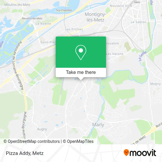 Pizza Addy map