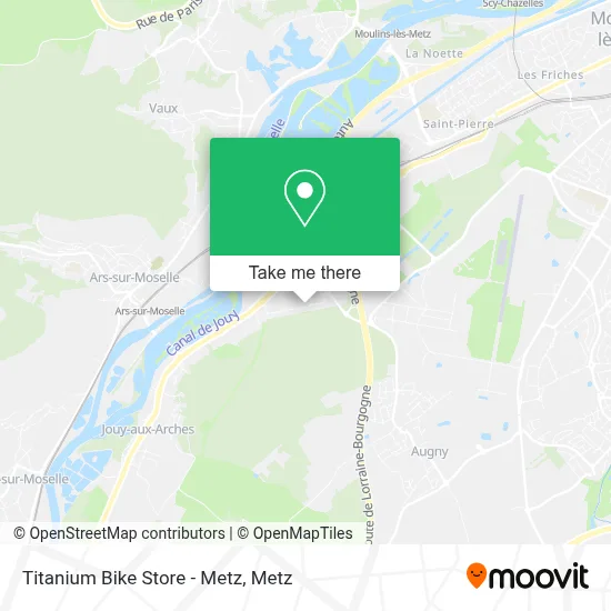 Titanium Bike Store - Metz map