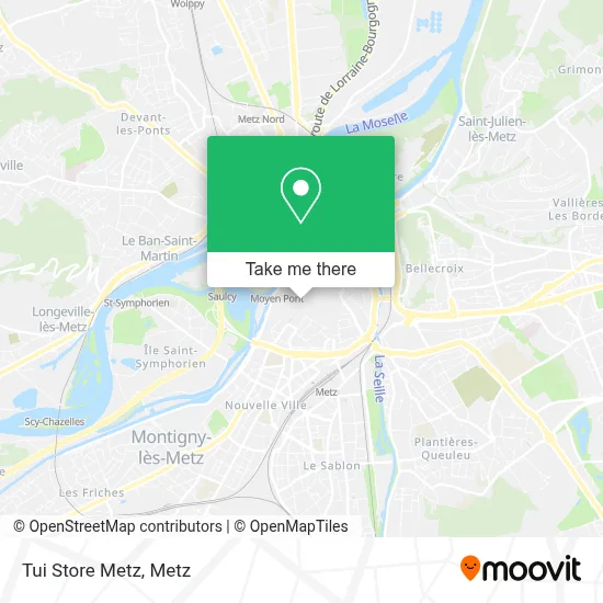 Tui Store Metz map