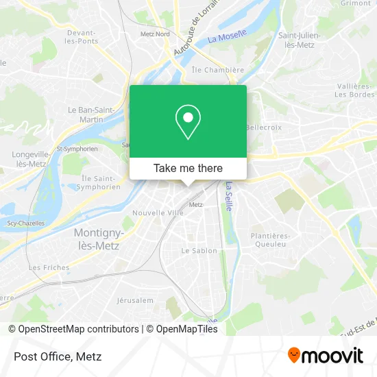 Poste map