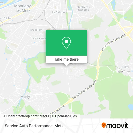 Service Auto Performance map