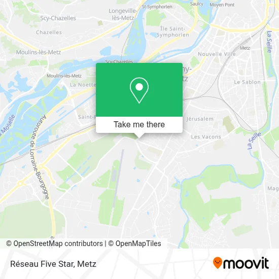Réseau Five Star map