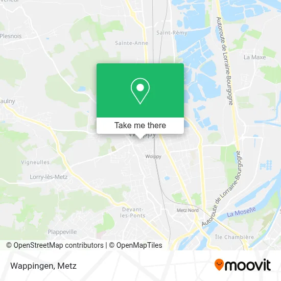 Wappingen map