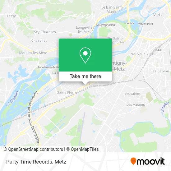 Party Time Records map
