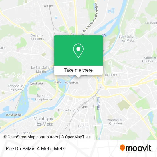 Rue Du Palais A Metz map