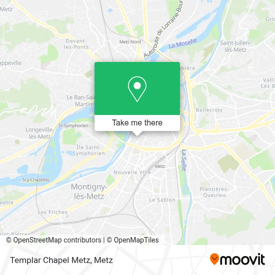 Templar Chapel Metz map
