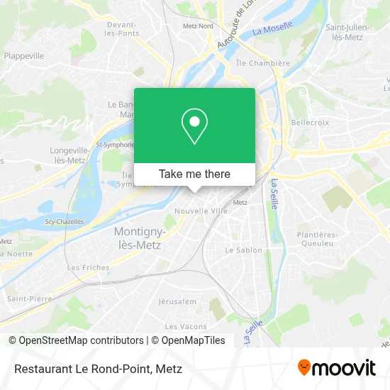 Restaurant Le Rond-Point map