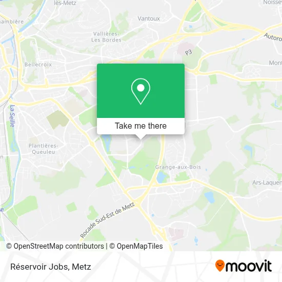 Réservoir Jobs map