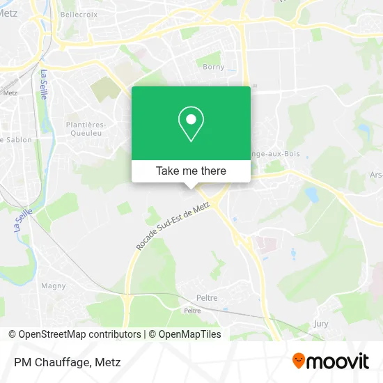 PM Chauffage map