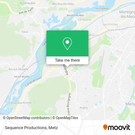 Sequence Productions map