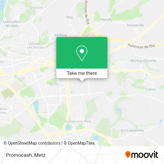 Promocash map