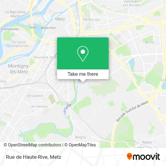 Rue de Haute-Rive map