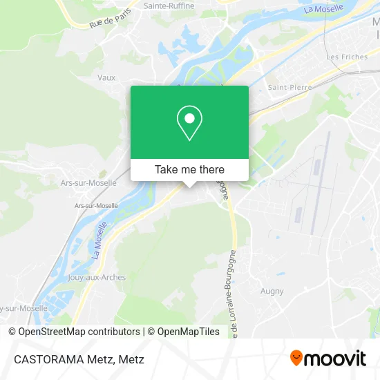 CASTORAMA Metz map