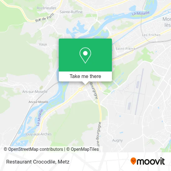 Restaurant Crocodile map