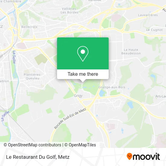 Le Restaurant Du Golf map