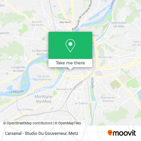 L'arsenal - Studio Du Gouverneur map