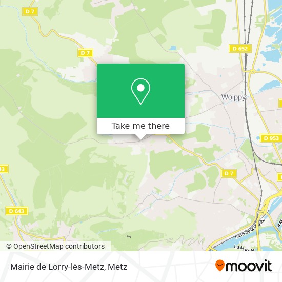 Mairie de Lorry-lès-Metz map