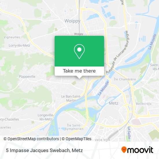 5 Impasse Jacques Swebach map