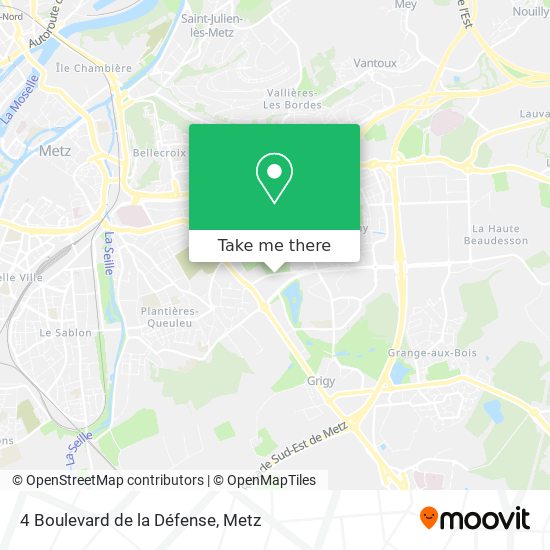 4 Boulevard de la Défense map