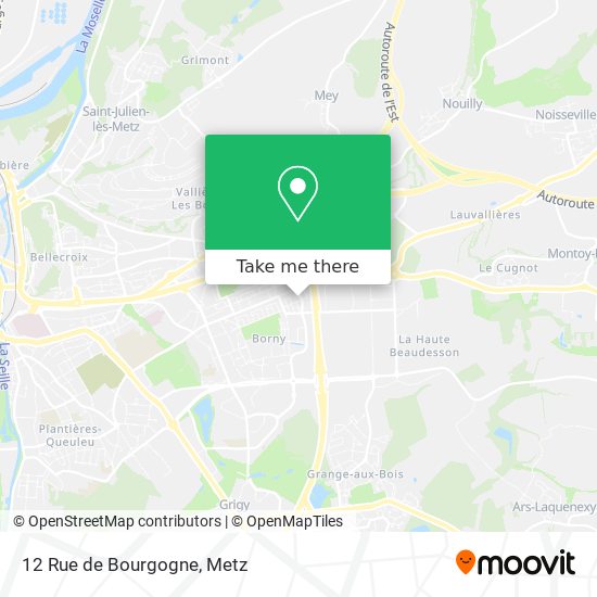 Mapa 12 Rue de Bourgogne