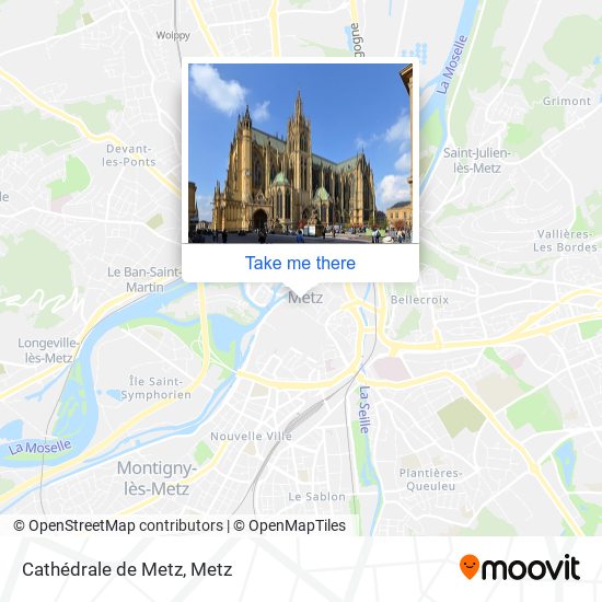 Cathédrale de Metz map