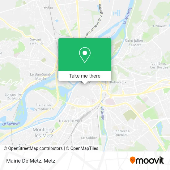 Mairie De Metz map