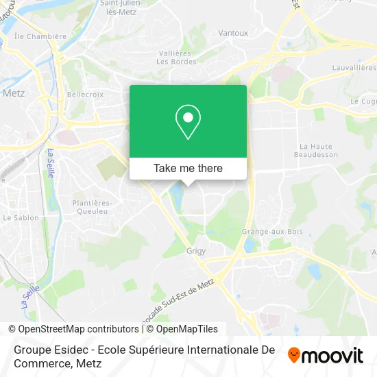 Groupe Esidec - Ecole Supérieure Internationale De Commerce map