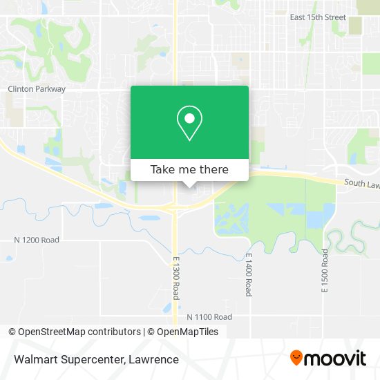 Mapa de Walmart Supercenter